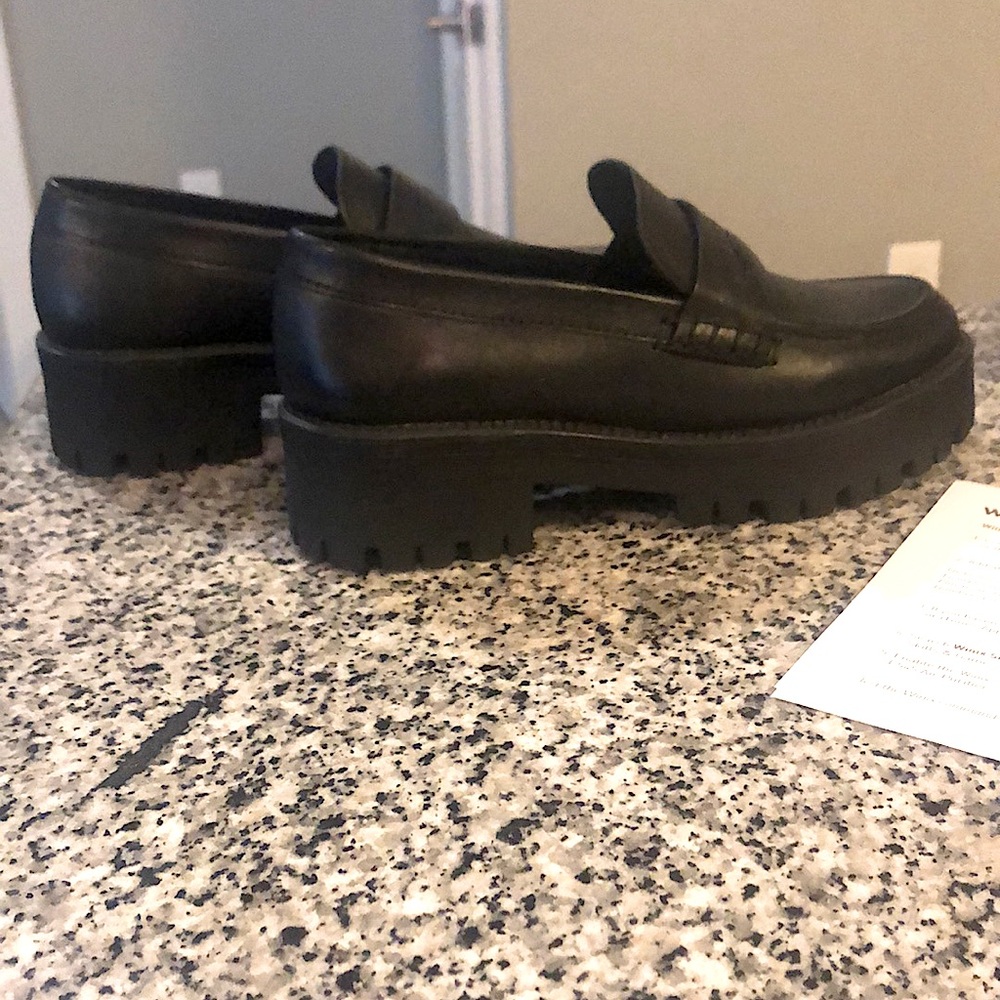 Steve Madden Platform Loafers Size 6